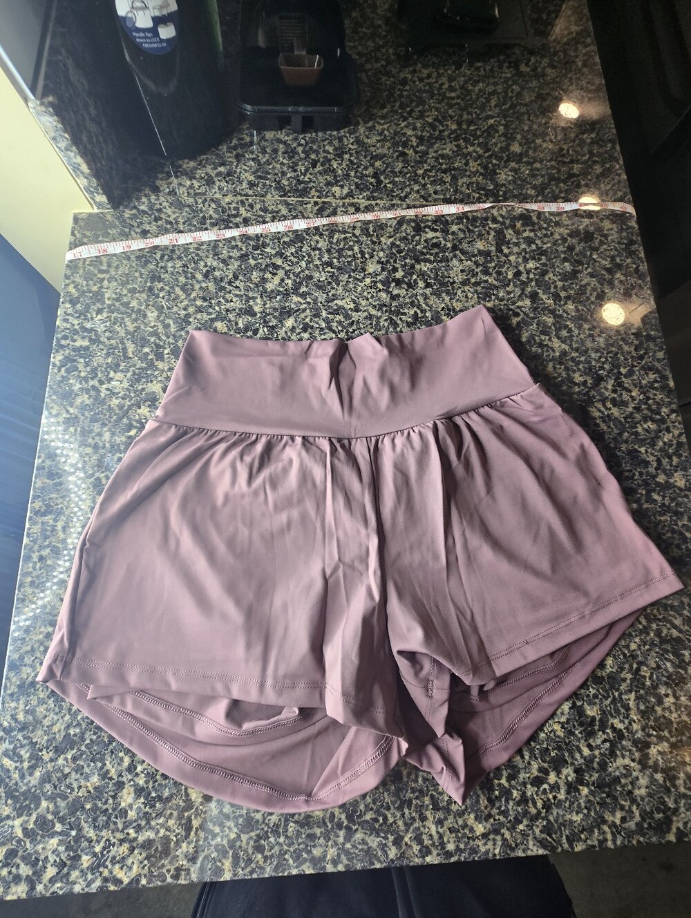 HALARA Brown Womens Shorts Size L